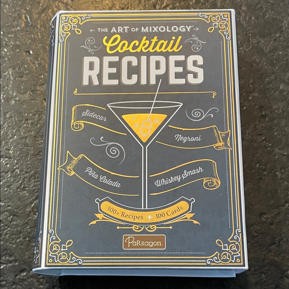PARAGON Mixology Cocktail Recipes - Blue and Gold